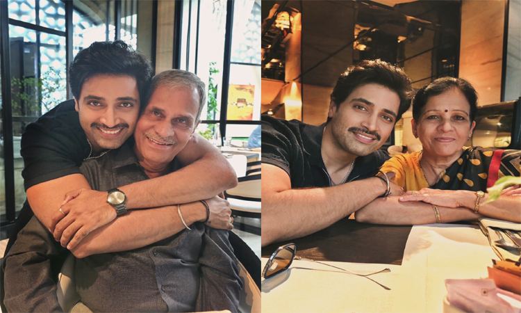 మేజర్ ఉన్నికృష్ణన్ కుటుంబంతో అడివి శేష్