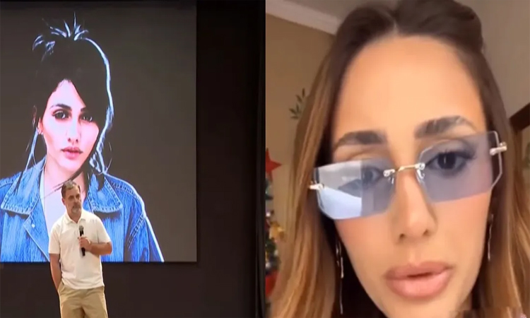 రాహుల్ ఆరోపణలపై బ్రెజిలియన్ మోడల్