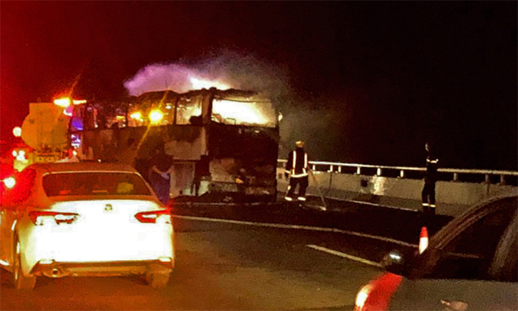 సౌదీలో ఘోర ప్రమాదం..45 మంది సజీవదహనం