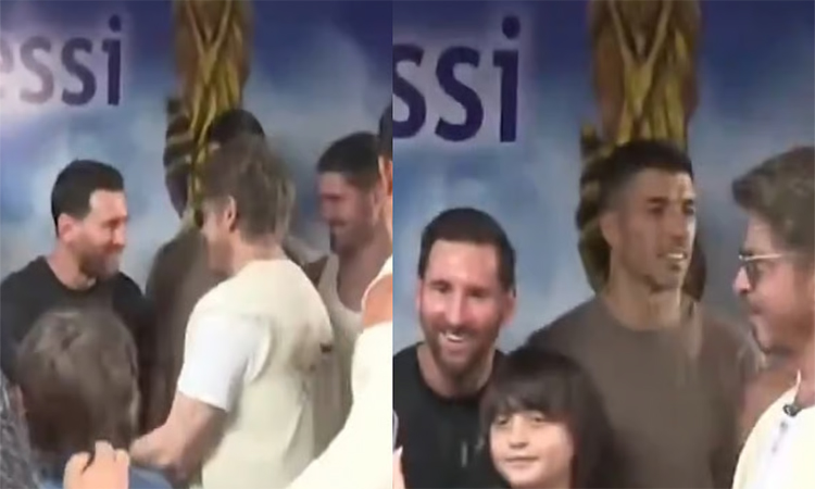 లియోనల్ మెస్సీతో షారుఖ్‌ ఖాన్‌!