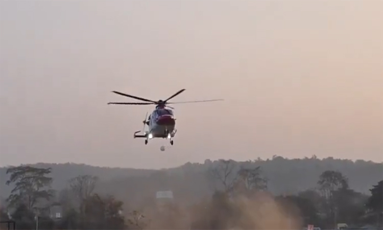 మేడారం..హెలికాప్టర్ రైడ్స్ షురూ