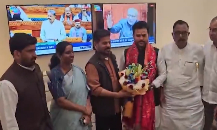 కేంద్రమంత్రి రామ్మోహన్‌తో రేవంత్ భేటీ