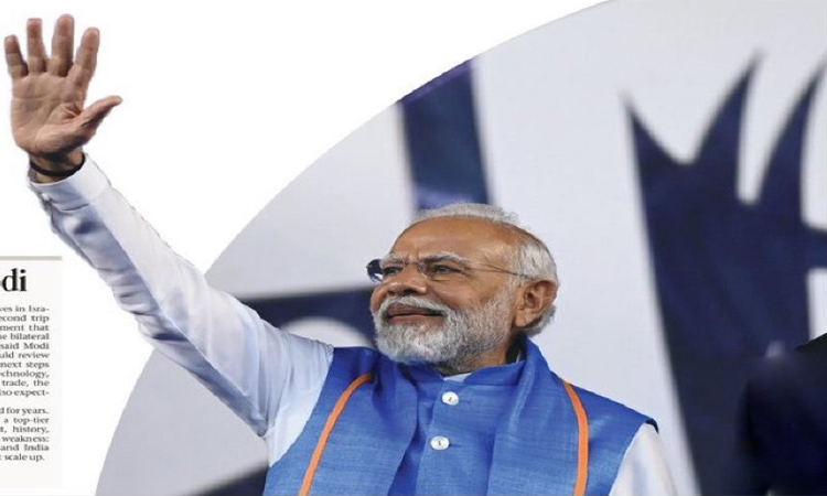 నమస్తే మోదీ..ఇజ్రాయెల్ గ్రాండ్‌ వెల్‌కమ్!