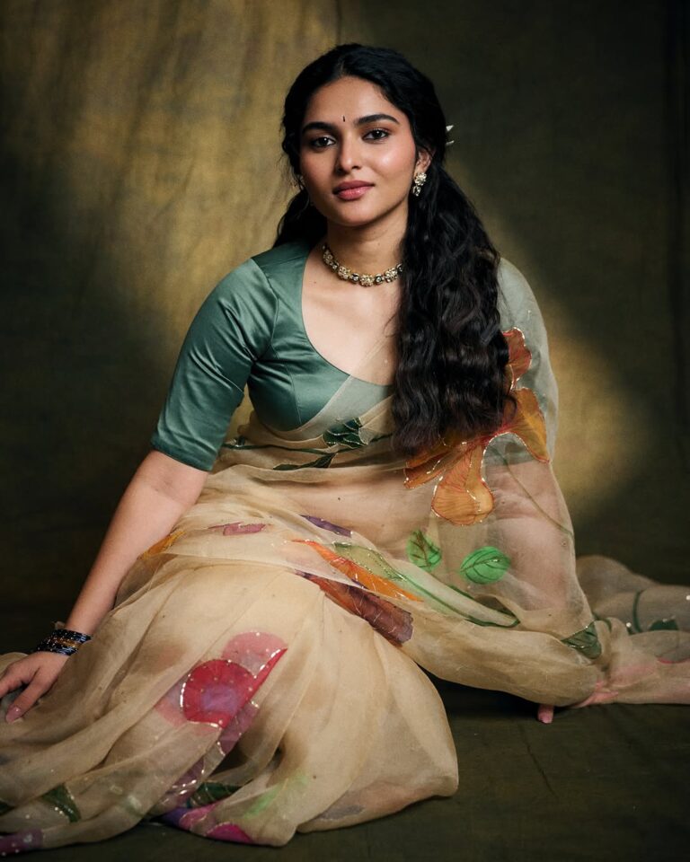 Kayadu Lohar Saree Photos