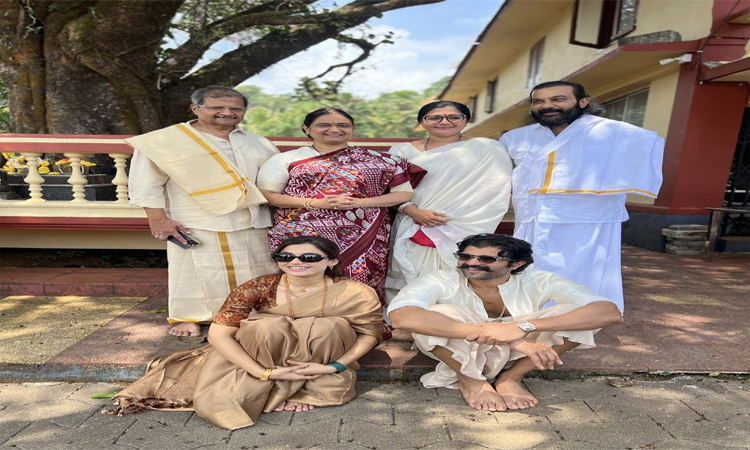 అత్తమామలతో రష్మిక బర్త్ డే..
