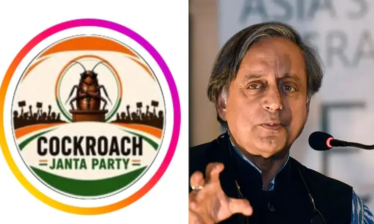 కాక్రోచ్‌ జనతా పార్టీపై థరూర్‌!