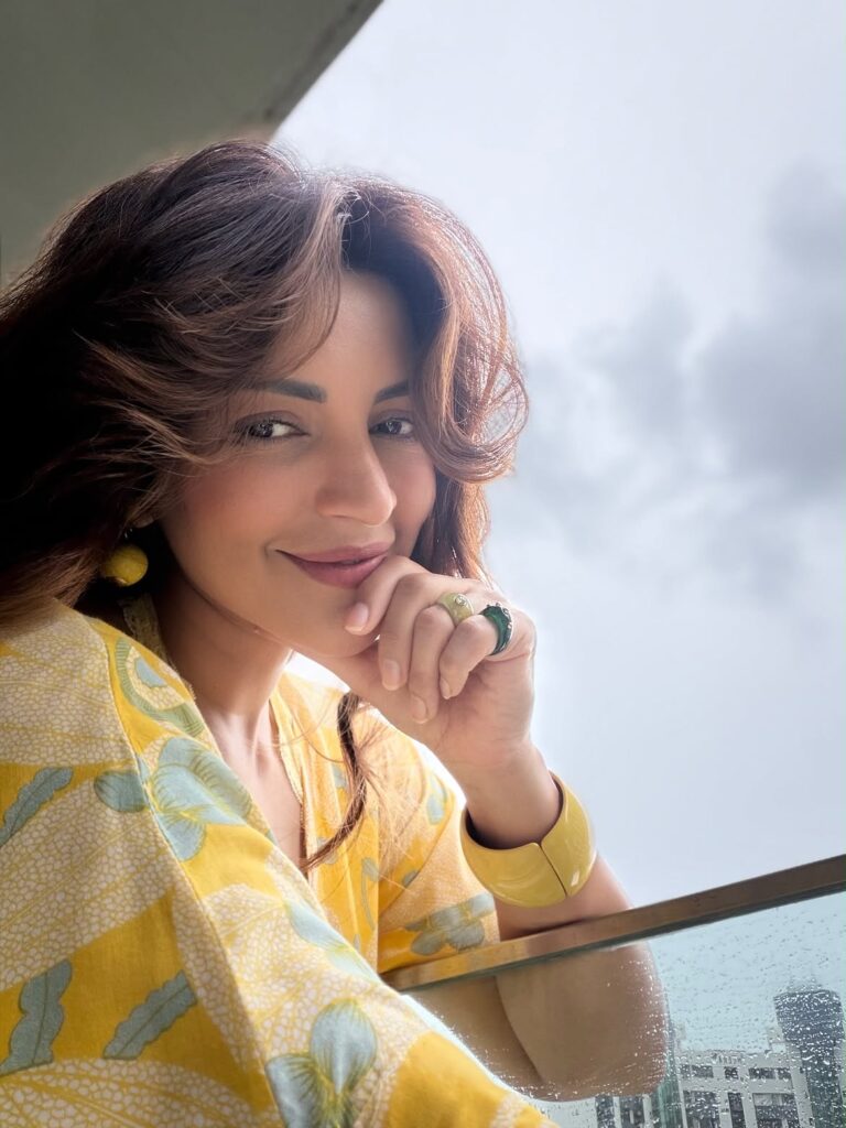 shama sikander stunning in yellow