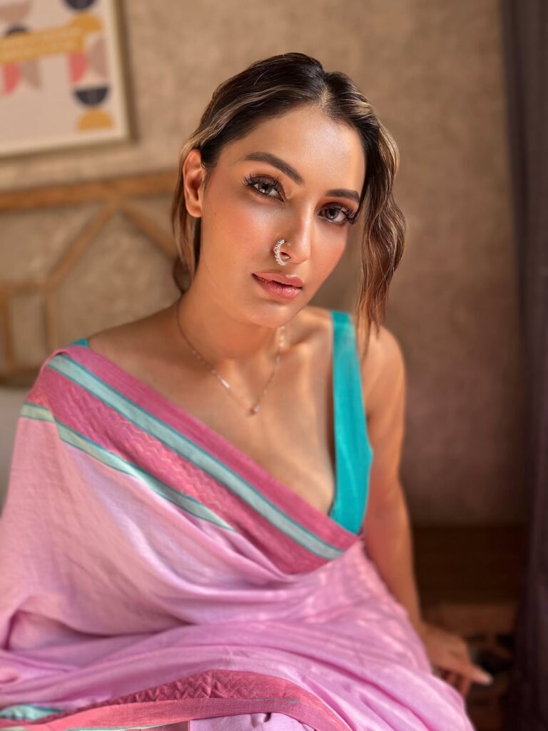 shivangi verma cute saree stills