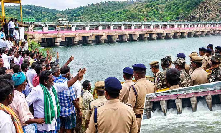 సాగునీటి కోసం రైతుల పోరుబాట